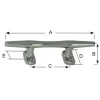 Taquet Plastimo Rond Inox 102mm