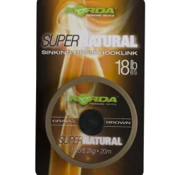 Tresse à bas de ligne carpe korda super natural 25lbs