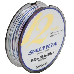 Tresse daiwa saltiga 12 brins ex 2.0 bobine de 600m