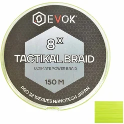 Tresse Evok Tactikal Braid 8x Jaune 150m