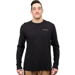 T-shirt Grundens Tuna Tattoo LS Noir