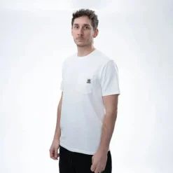 T-Shirt Nash Make it Badge Pocket Ecru