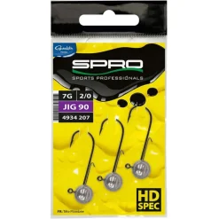 Têtes Plombées Spro Round Jighead HD 90 H4/0 (x3)